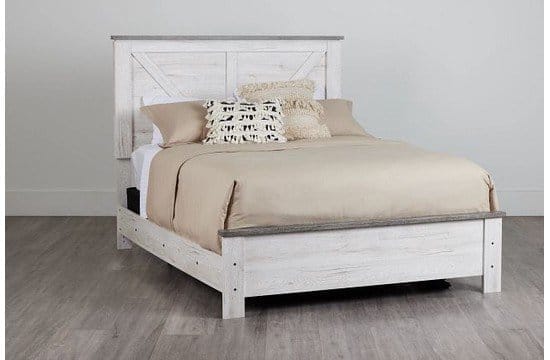 Blueridge Two-tone Panel Bed