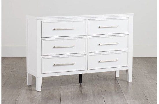 Seabrook Small White Drawer Dresser