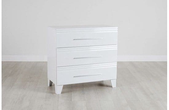 Midtown White 3-drawer Wardrobe Chest