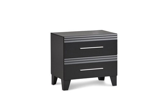 Midtown Black Nightstand