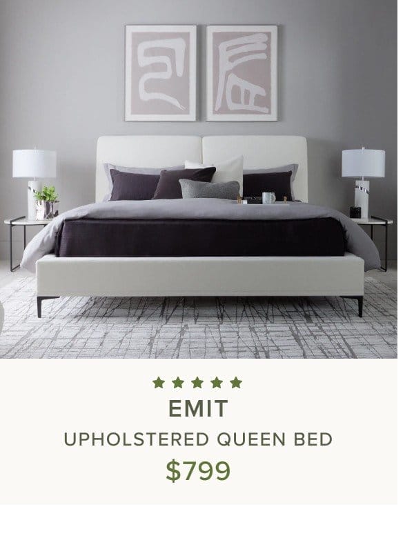 EMIT Upholstered Queen Bed