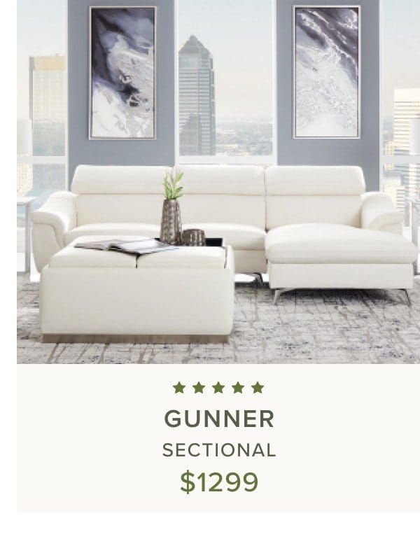 Gunner Sectional \\$1299