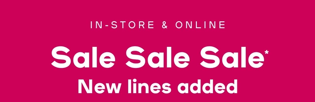  SALE SALE SALE - New Lines Added