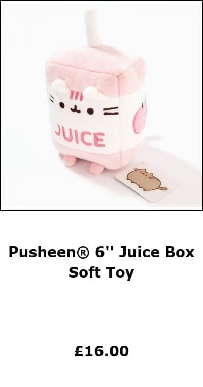 Pusheen® 6'' Juice Box Soft Toy