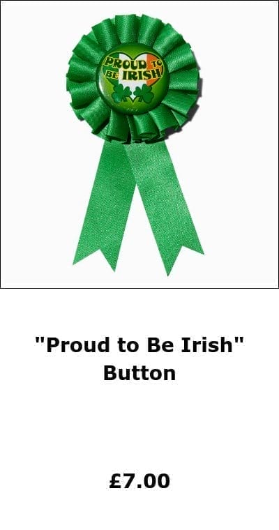 Proud to Be Irish Button