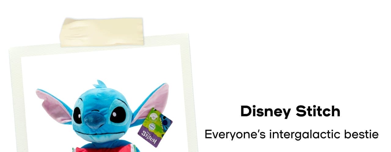 Disney Stitch Everyone’s intergalactic bestie - SHOP NOW