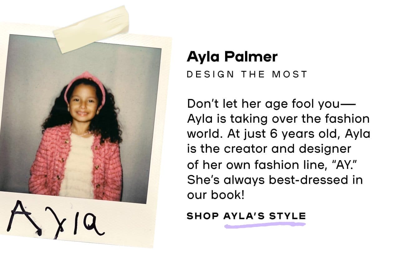 Get To Know Our Visionaries - Ayla Palmer Design The Most