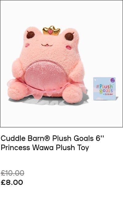 Cuddle Barn® Plush Goals 6'' Princess Wawa Plush Toy