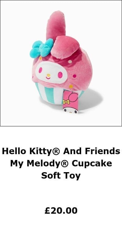 Hello Kitty® And Friends My Melody® Cupcake Soft Toy