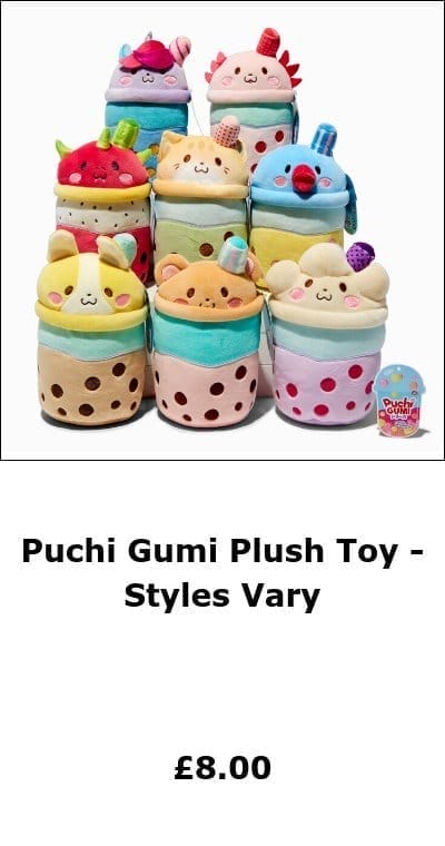 Puchi Gumi Plush Toy - Styles Vary