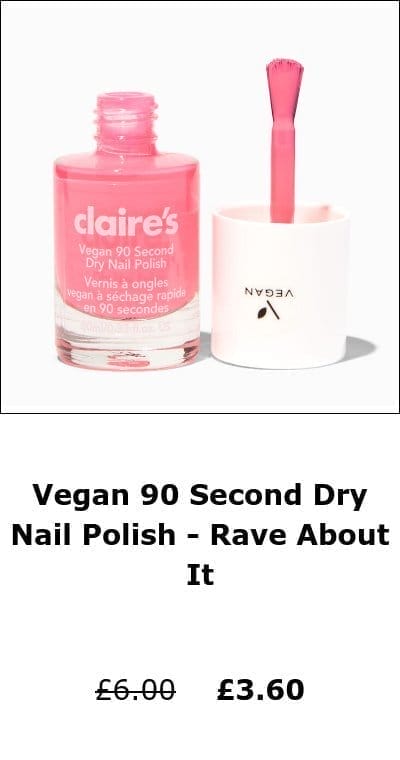Vegan 90 Second Dry Nail Polish - Rave About It