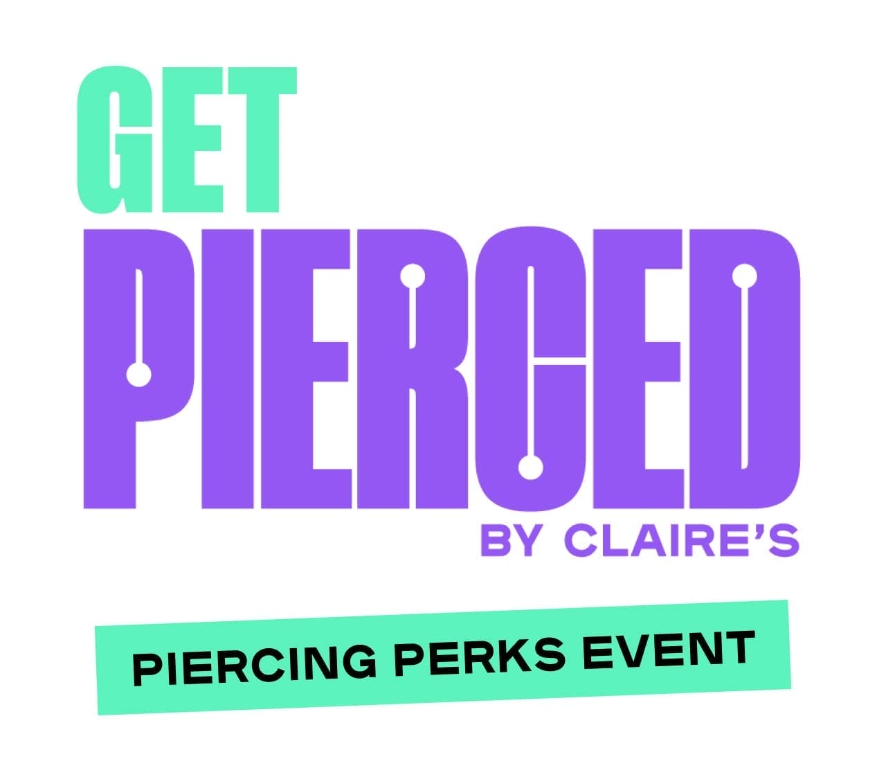 Happy New Year, Happy New Piercing Get Pierced by Claire's Piercing Perks Event Splat: Earn £10 C.CASH FREE* EARRINGS FOR A YEAR WHEN YOU GET PIERCED C.CLUB Member exclusive. Up to £200 total value. 