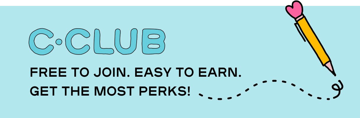 C.CLUB. Free to join. Easy to earn. Get the most perks!