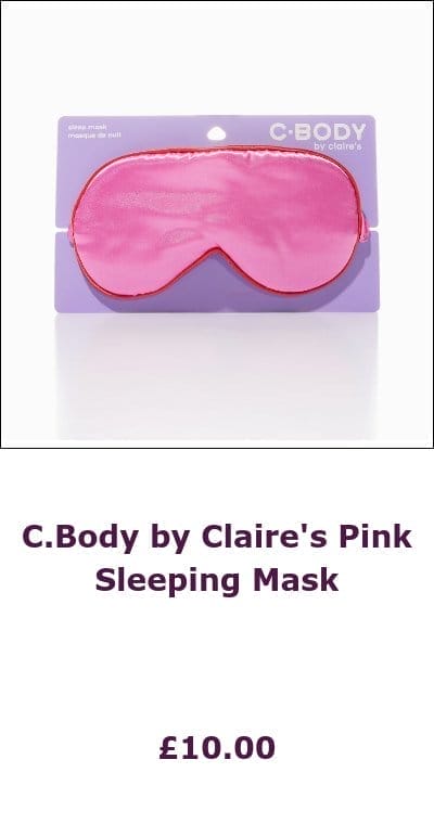 C.Body by Claire's Pink Sleeping Mask
