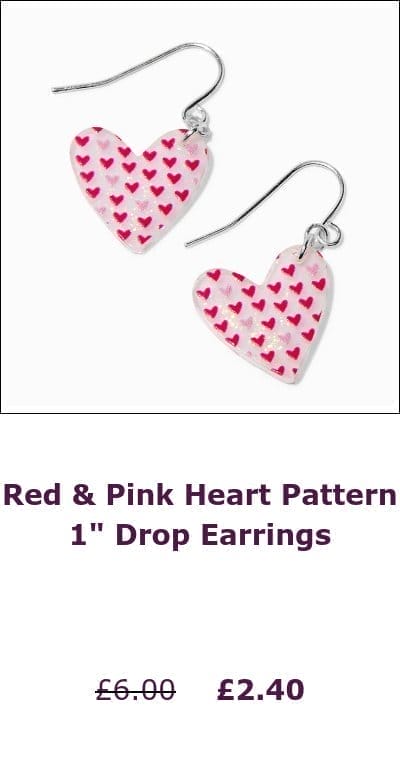 Red & Pink Heart Pattern 1