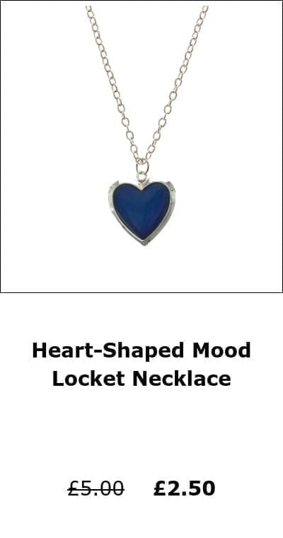 Heart-Shaped Mood Locket Necklace