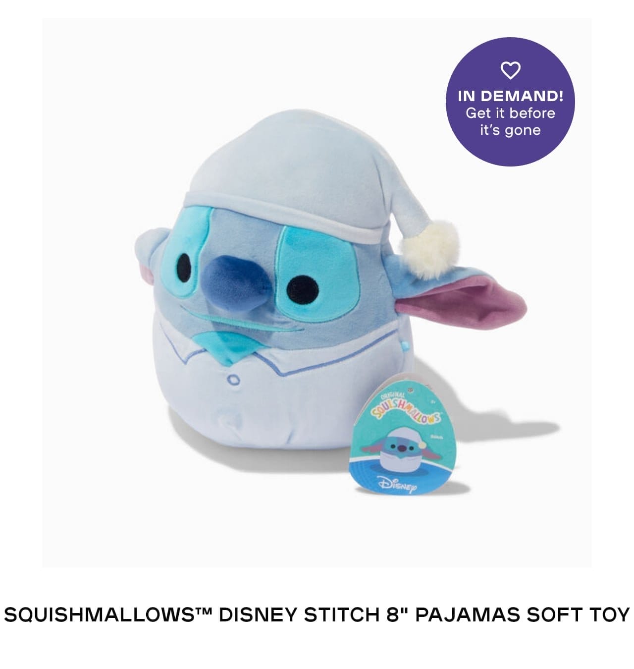  Squishmallows™ Disney Stitch 8 Pajamas Soft Toy