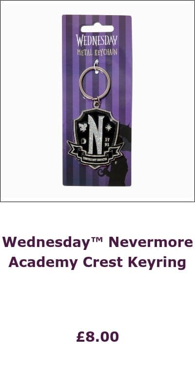 Wednesday™ Nevermore Academy Crest Keyring