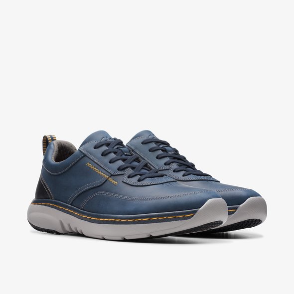 Clarks Pro Lace Navy Leather