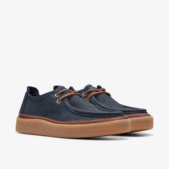 Clarkwood Moc Navy Suede