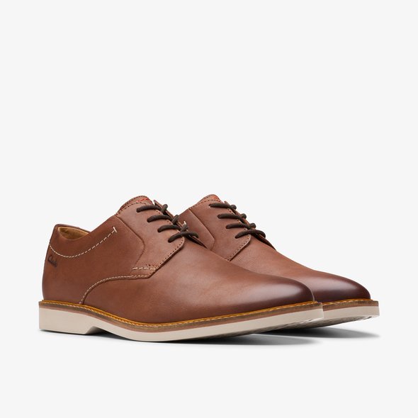 Atticus LT Lace Dark Tan Leather