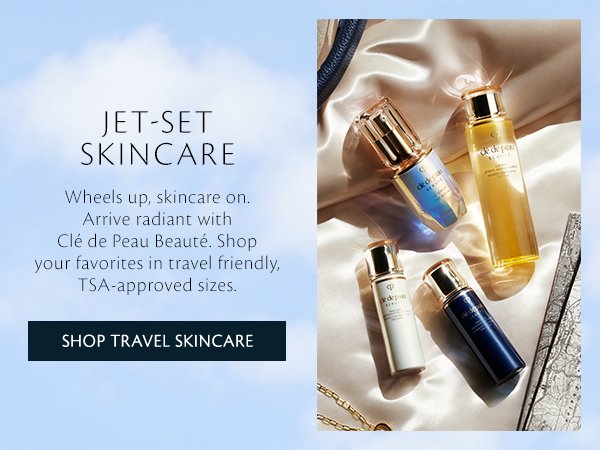 Jet-Set Skincare. Shop your favorite travel friendly sizes. 