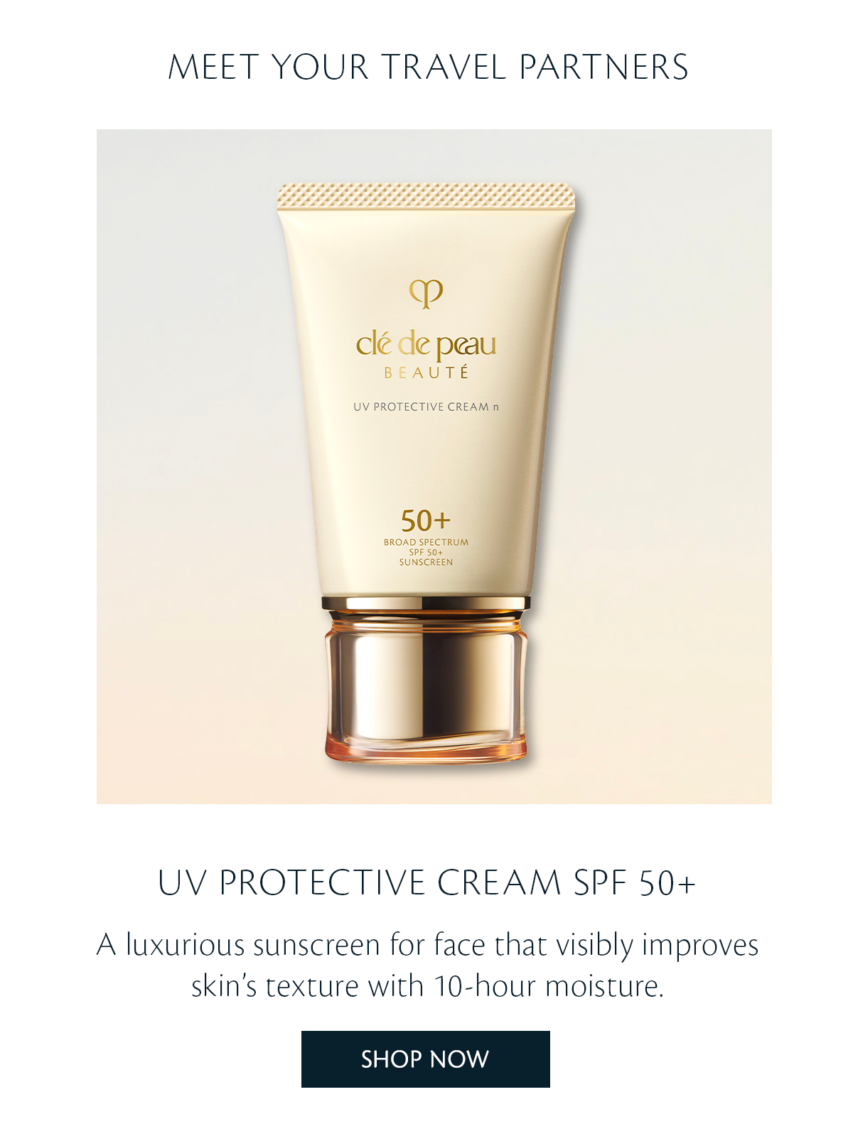 UV Protective Cream SPF 50+. Shop Now.