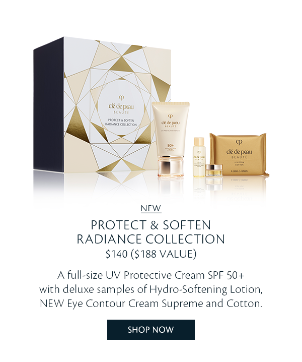 Protect & Soften Radiance Collection. Shop Now.