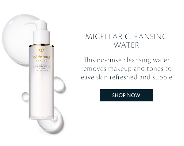 Micellar Cleansing Water. Shop Now. 