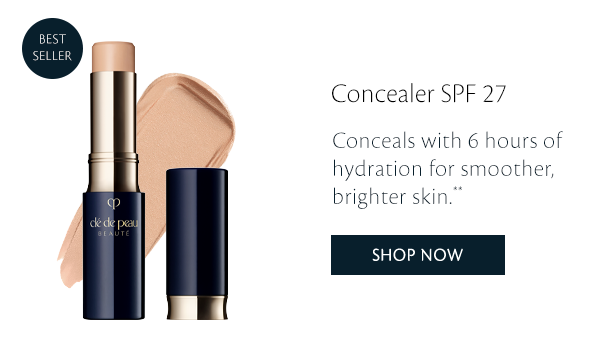 Concealer SPF 27: Conceals with 6 hours of hydration for smoother, brighter skin