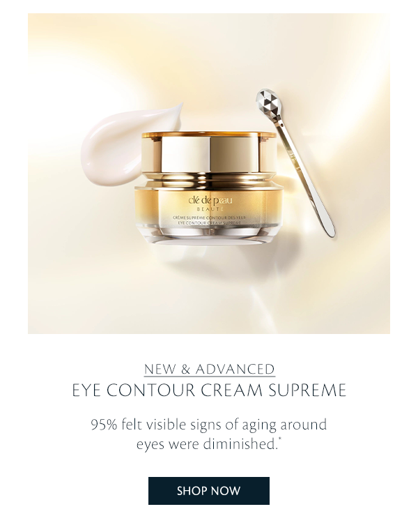 Eye Contour Cream Supreme: 95% felt visible signs of aging around eyes were diminished