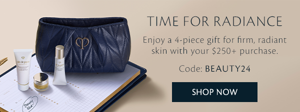 Time for radiance. Enjoy a 4-piece gift with your \\$250 purchase. Code: BEAUTY24. Shop Now. 