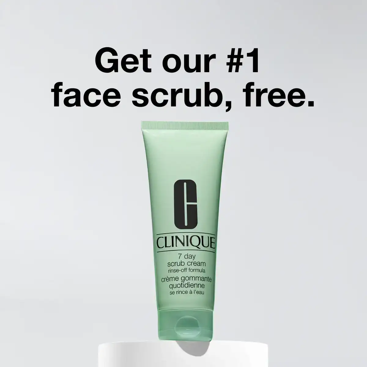 Get our #1 face scrub, free.
