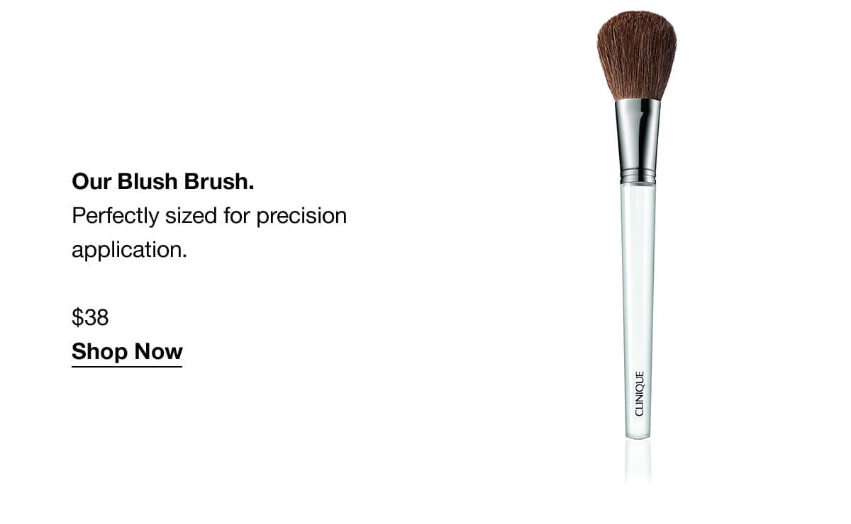 Our Blush Brush. | Perfectly sized for precision application. \\$38 | Shop Now