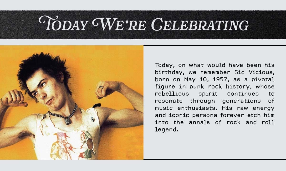 TODAY WE'RE CELEBRATING...