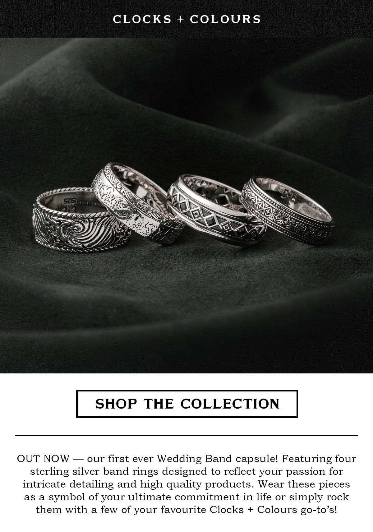 SHOP THE COLLECTION: Wedding Band Capsule