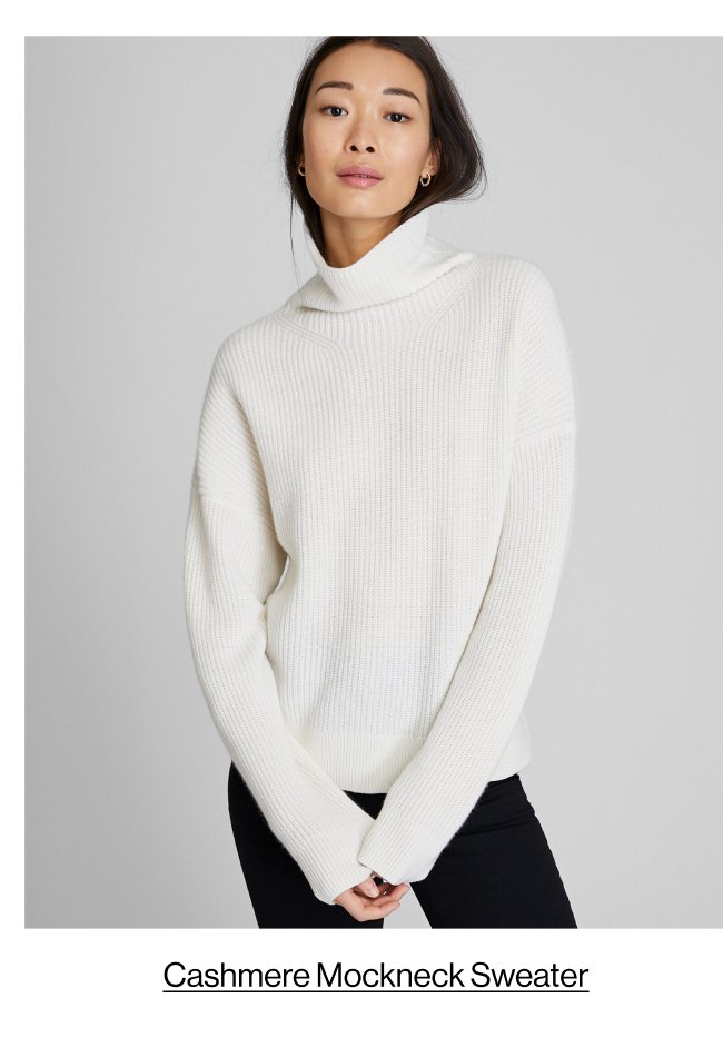 Cashmere Mockneck Sweater