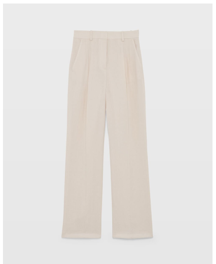 Pleated Lightweight Trouser