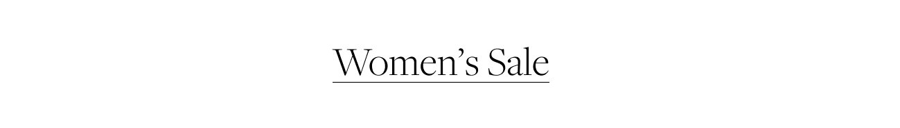 Women's Sale