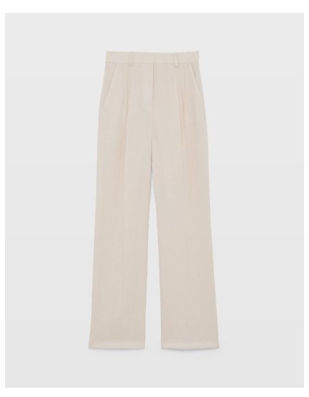 Pleated Lightweight Trouser