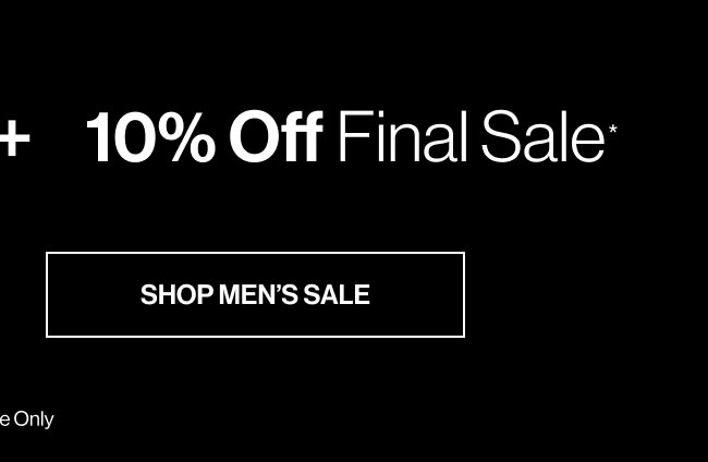 Shop Men's Sale 