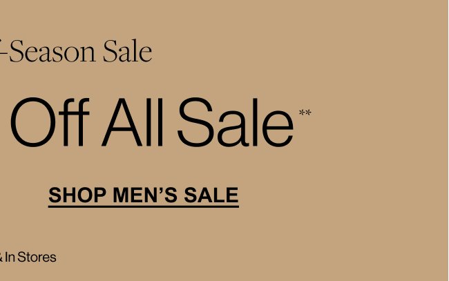 Shop Men's Sale 