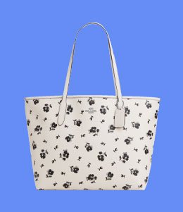 City Tote With Floral Print