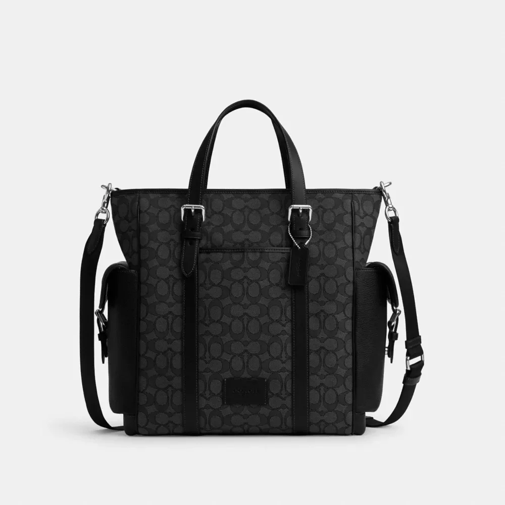 Sprint Tote In Signature Jacquard