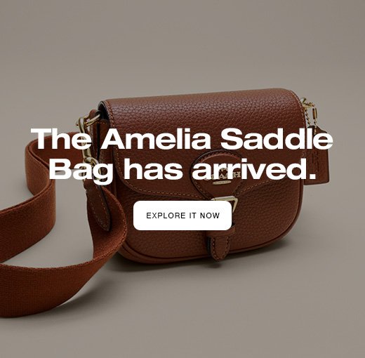 The Amelia Saddle Bag has arrived. EXPLORE IT NOW