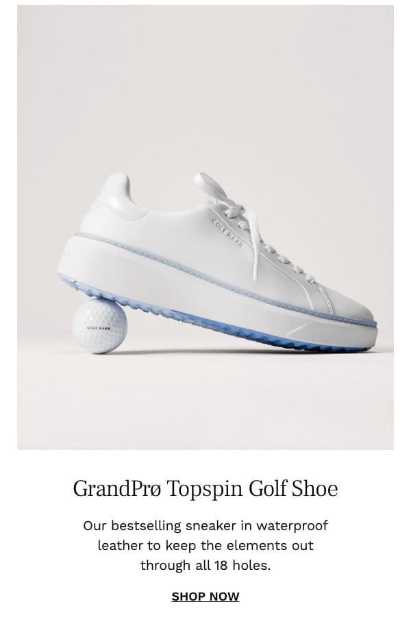 GrandPrø Waterproof Topspin Golf Shoes | Shop Now