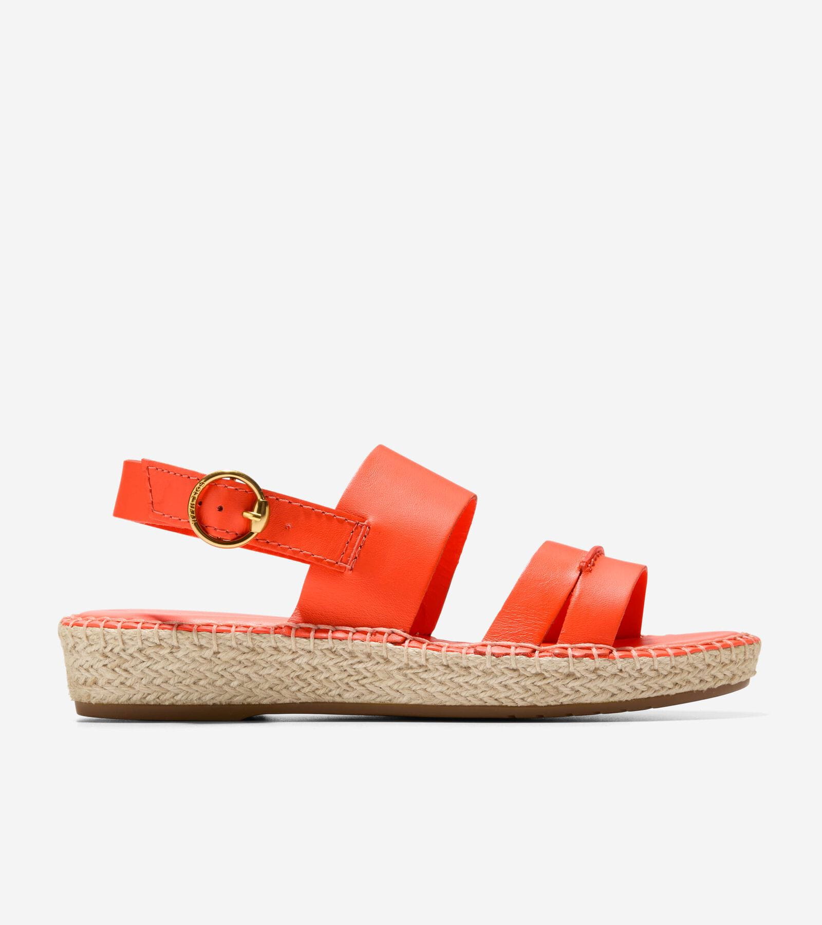 Cole Haan Women's Cloudfeel Tilden Sandal - Orange | Size 10.5