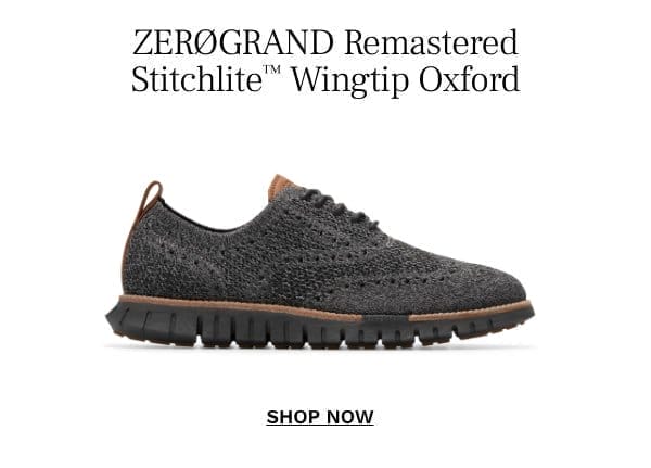 Men's ZERØGRAND Remastered Stitchlite™ Wingtip Oxfords | Shop Now