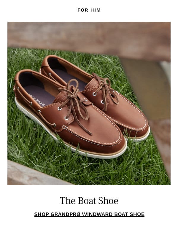 Shop Men's GrandPrø Windward Boat Shoes