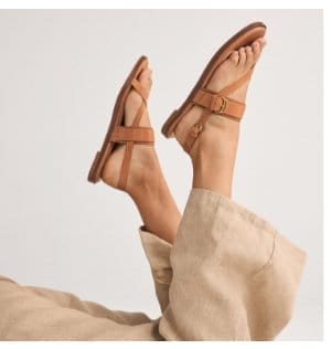 Shop Anica Lux Buckle Sandals